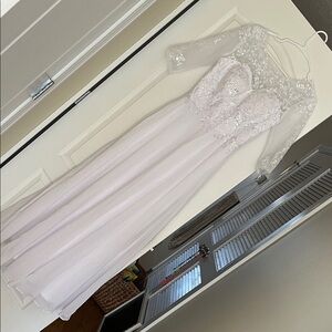 White Lace Gown